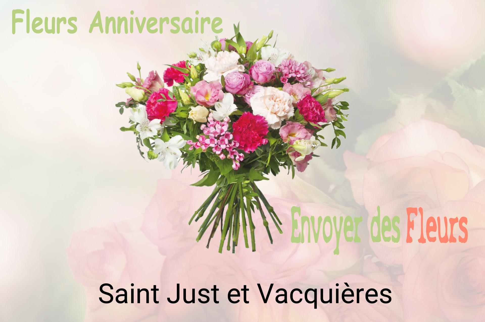 Bouquet de fleurs d’anniversaire livré à Saint-Just-et-Vacquières